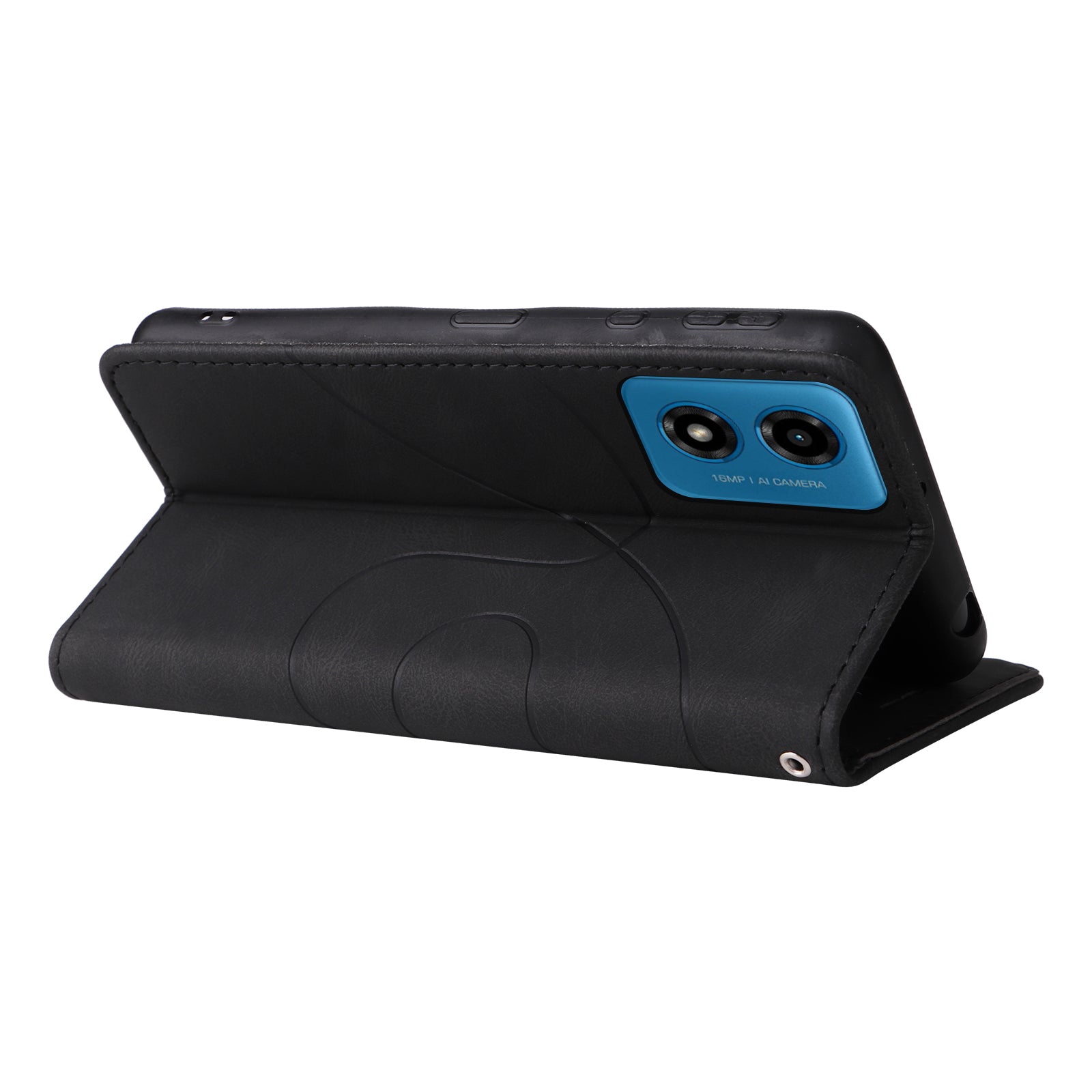 KT Leather Series-1 For Motorola Moto G04 4G / G24 4G Case Dual Color Splicing Leather Wallet Cover KT Leather Series-1 For Motorola Moto G04 4G / G24 4G Case Dual Color Splicing Leather Wallet Cover